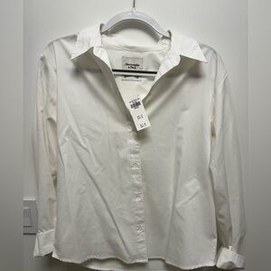 Abercrombie & Fitch - White Button Down (M)